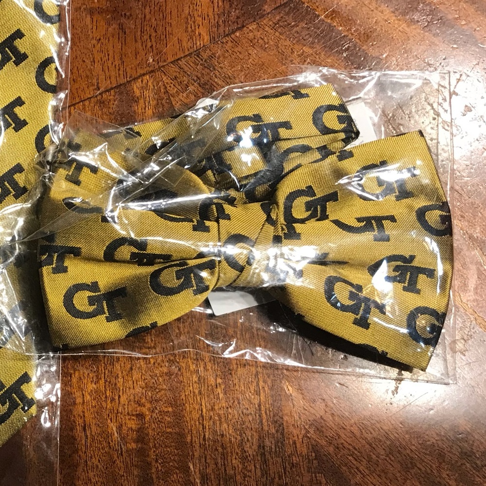 COPY - Georgia tech Bow tie only black and gold n…